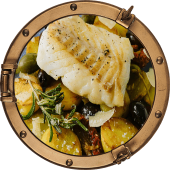 Kabeljau mit mediterranem Gröstl