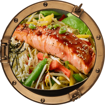 Lachs Teriyaki Bowl