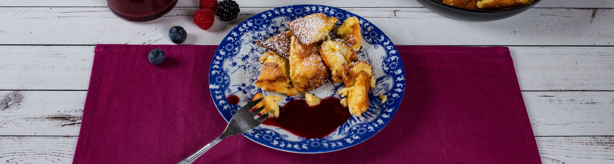 Iglo Topfenschmarren mit Beeren-Sauce