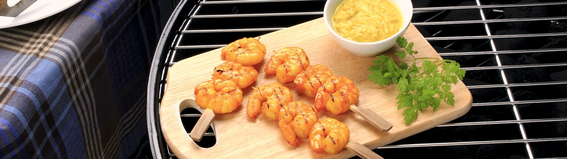 Garnelen Satay Spieße