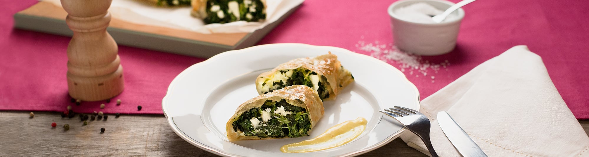 Iglo Spinat Schafkase Strudel