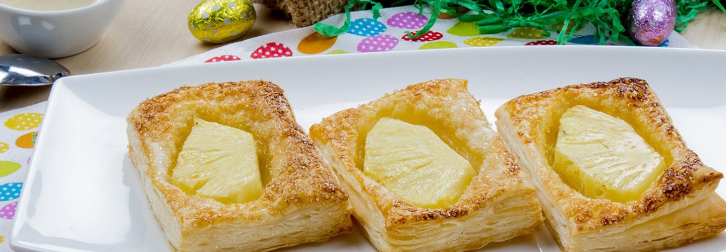 Blätterteig Rezept mit Ananas