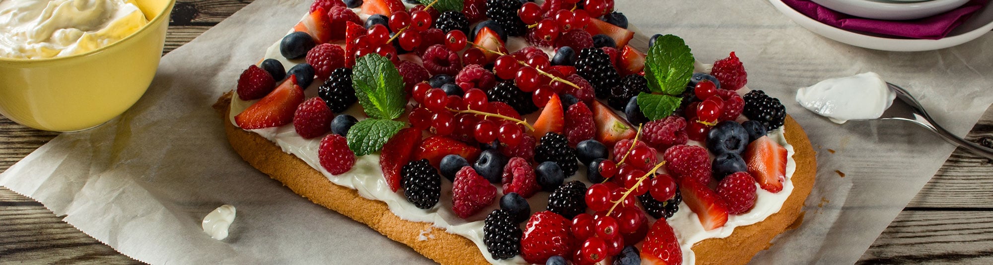 Schneller Beerenkuchen