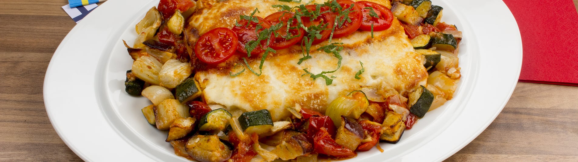 Lasagne mit Ofengemüse
