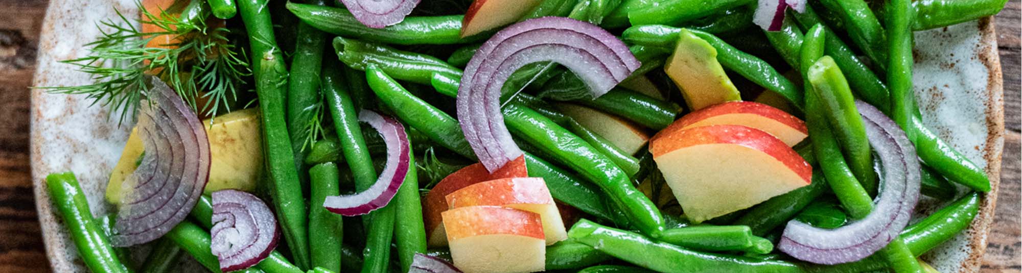 Knackiger Fisolensalat