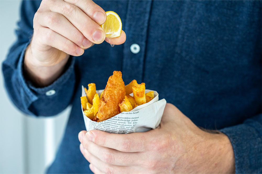 Fish'n'Chips mit Ofenbackfisch