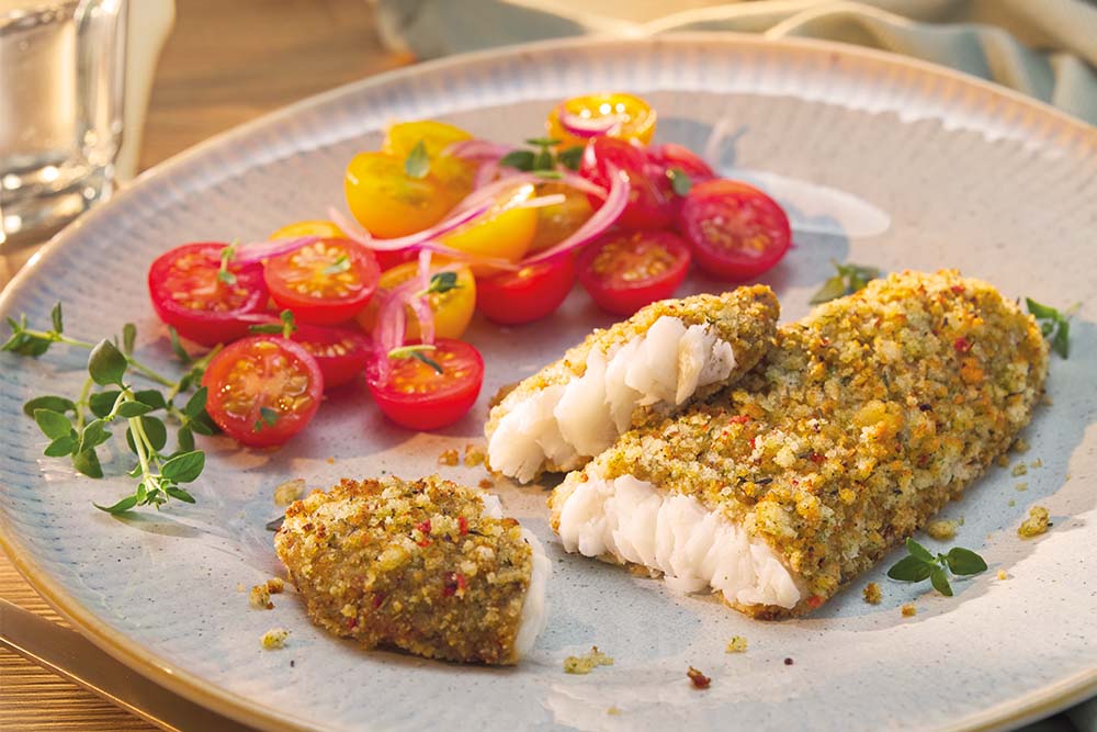 Filegro Mediterrana mit leichtem Tomatensalat