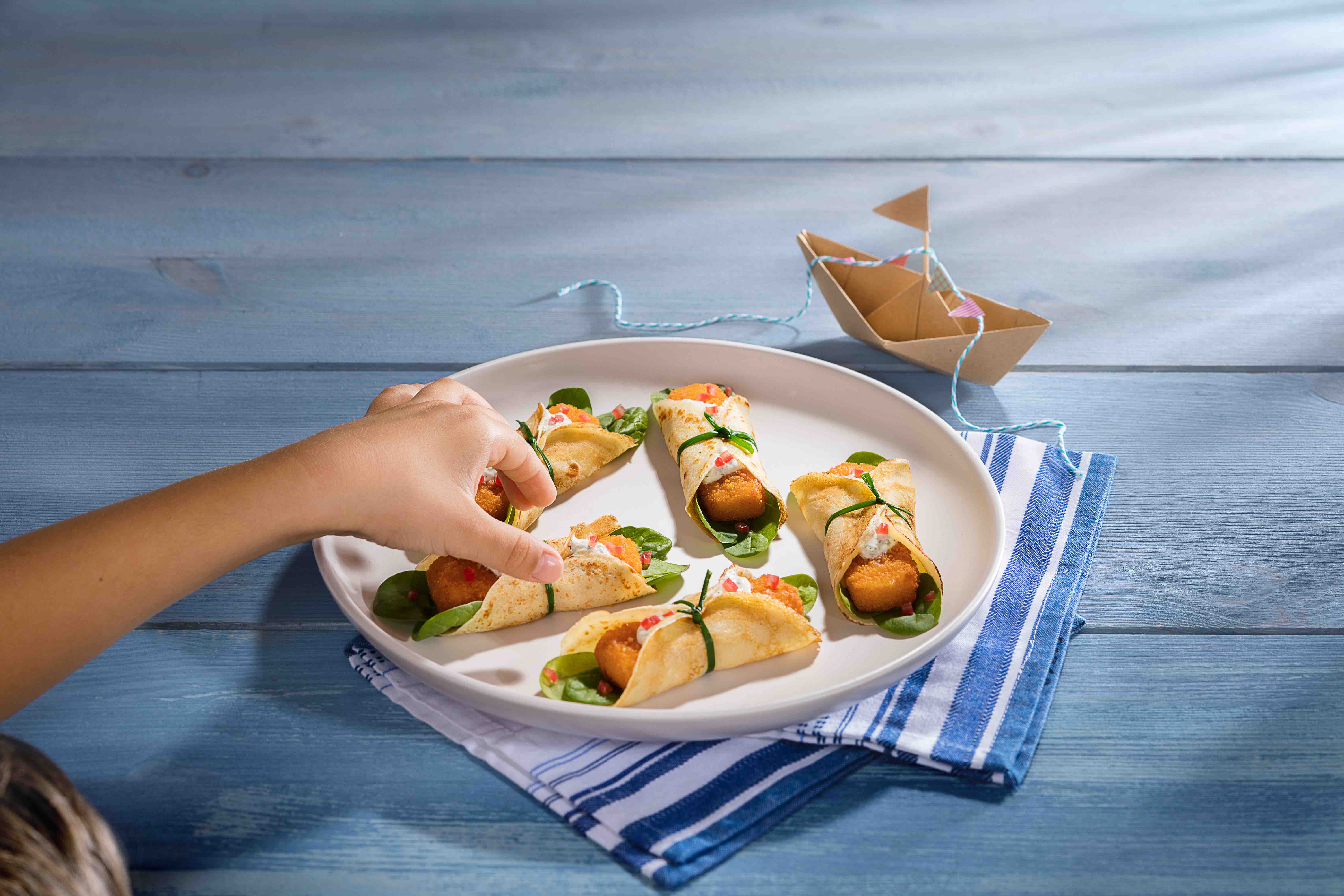 Fischstäbchen-Crêpes&nbsp;