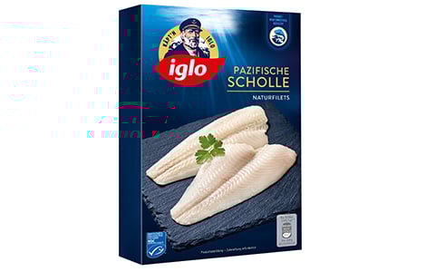 Iglo Scholle Naturfilets