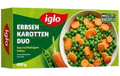 Erbsen Karotten Duo Packung